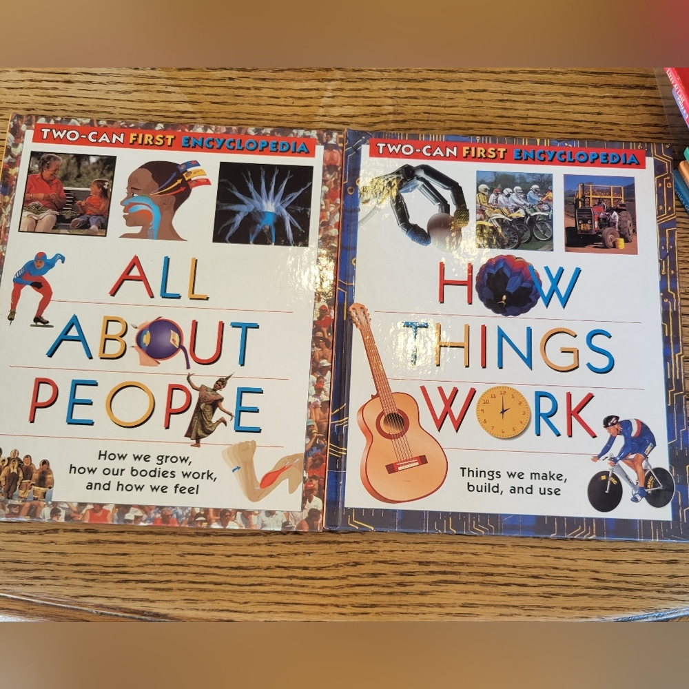 Vintage 1995 Two-Can First Encyclopedias From Scholastic Inc.
